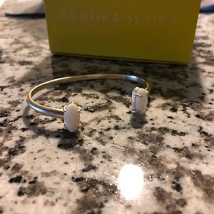 Kendra Scott Gold and white Elton